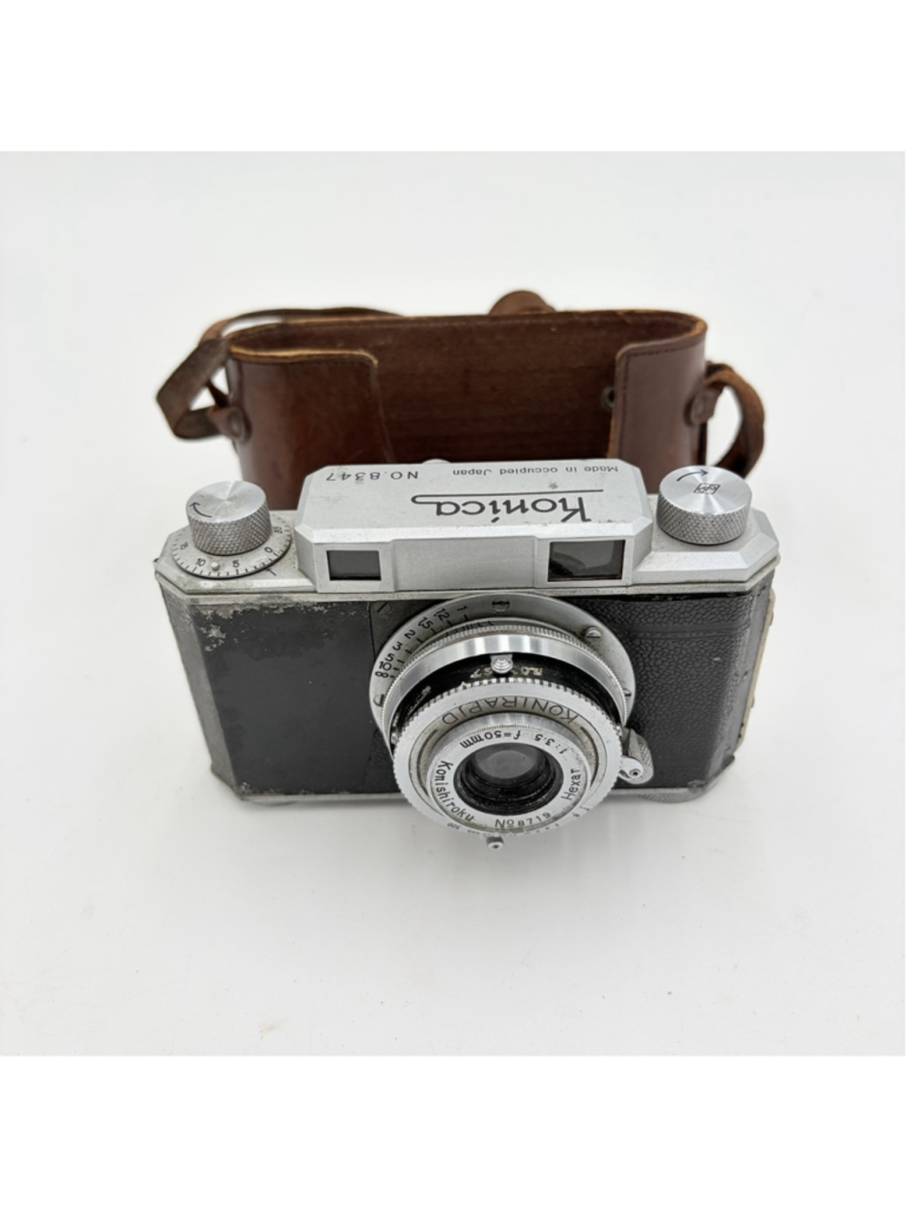 Konica I First Konica 35mm Rangefinder Hexar 50mm f/3.5 MIOJ Untested
